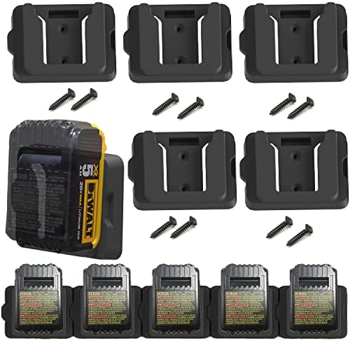 1/5pcs Battery Holder For Dewalt 18V 20V Wall Moun... - Vicedeal
