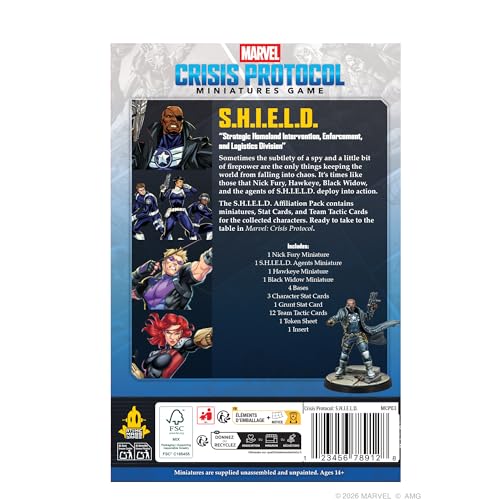 Asmodee Marvel Crisis Protocol S.H.I.E.L.D Affiliation Pack miniatura 2