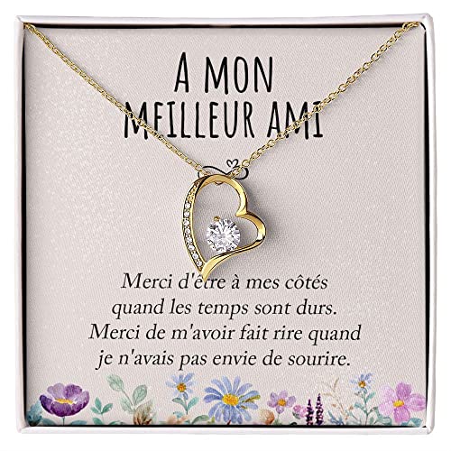 Collier Forever Love à message : l'alternative chic à la bière cadeau original