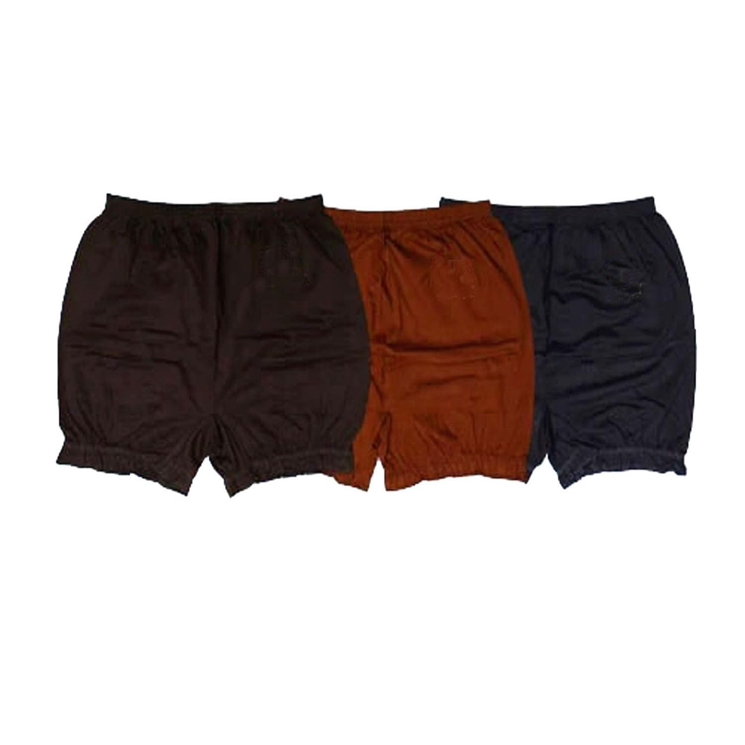 lykor Women's Boyshorts Underwear Bloomer Cotton Boyleg Boxer Panties Pack of 3-picture-22