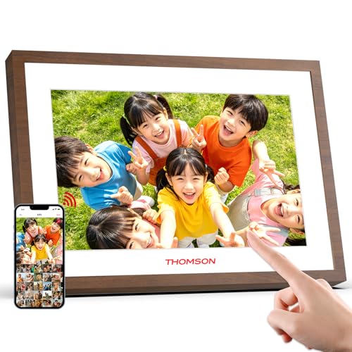 Amazon | THOMSON 4000mAh電池内蔵 デジタルフォトフレーム WiFi 10.1