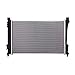 Lynol Cooling System Complete Aluminum Radiator Direct Replacement Compatible With 2001-2007 Mercedes Benz W203 C Class C200 C230 C240 C280 C320 C350 C32 AMG V6 3.2L 3.5L