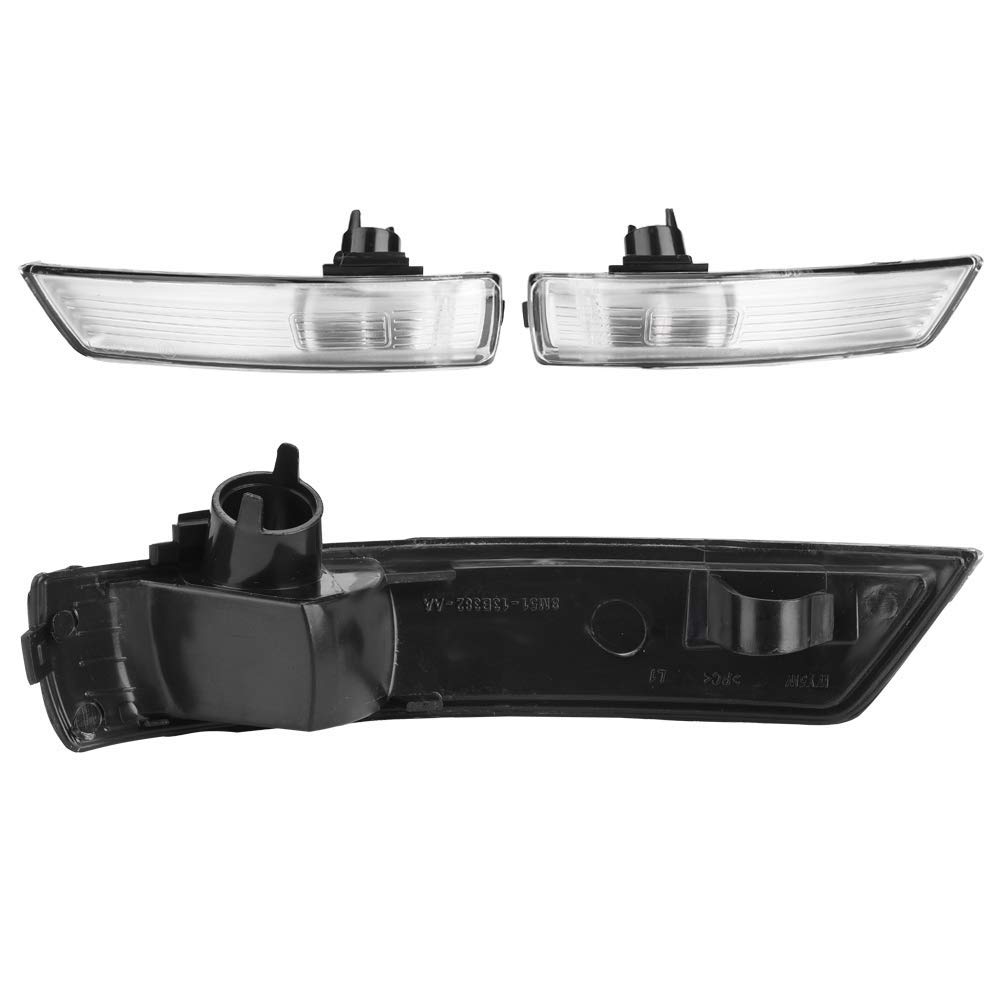 1 Paio di specchietti retrovisori indicatori di direzione copriobiettivo Luce copriobiettivo Luce per Ford Focus 2008-2018