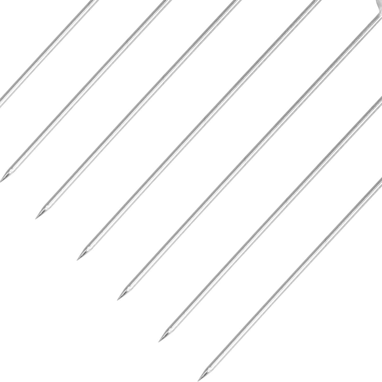 Alfileres con Cabeza Perlada para Coser, 100 Piezas de Metal Rectos, Ideales para Manualidades y Proyectos de Costura DIY