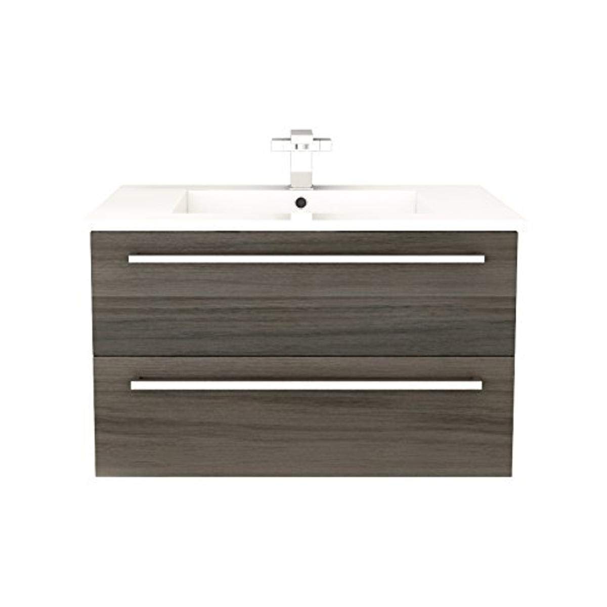 Cutler Kitchen and Bath Silhouette Wall Hung Bathroom Vanity, 30 Inches