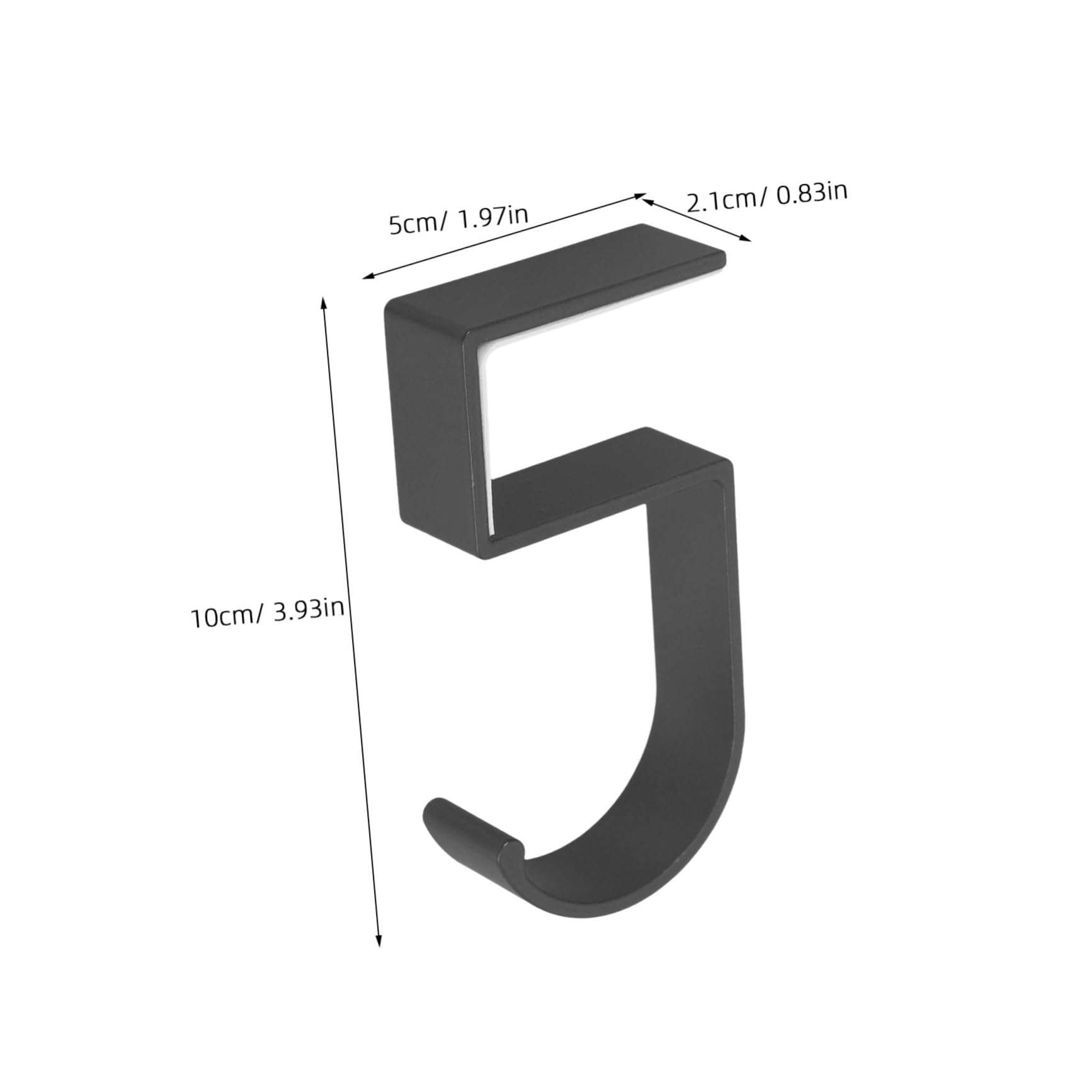 FUNOMOCYA Desk Mount Bag Holder Student Desk Hooks for Purse Bag Umbrella Strong Aluminum Construction