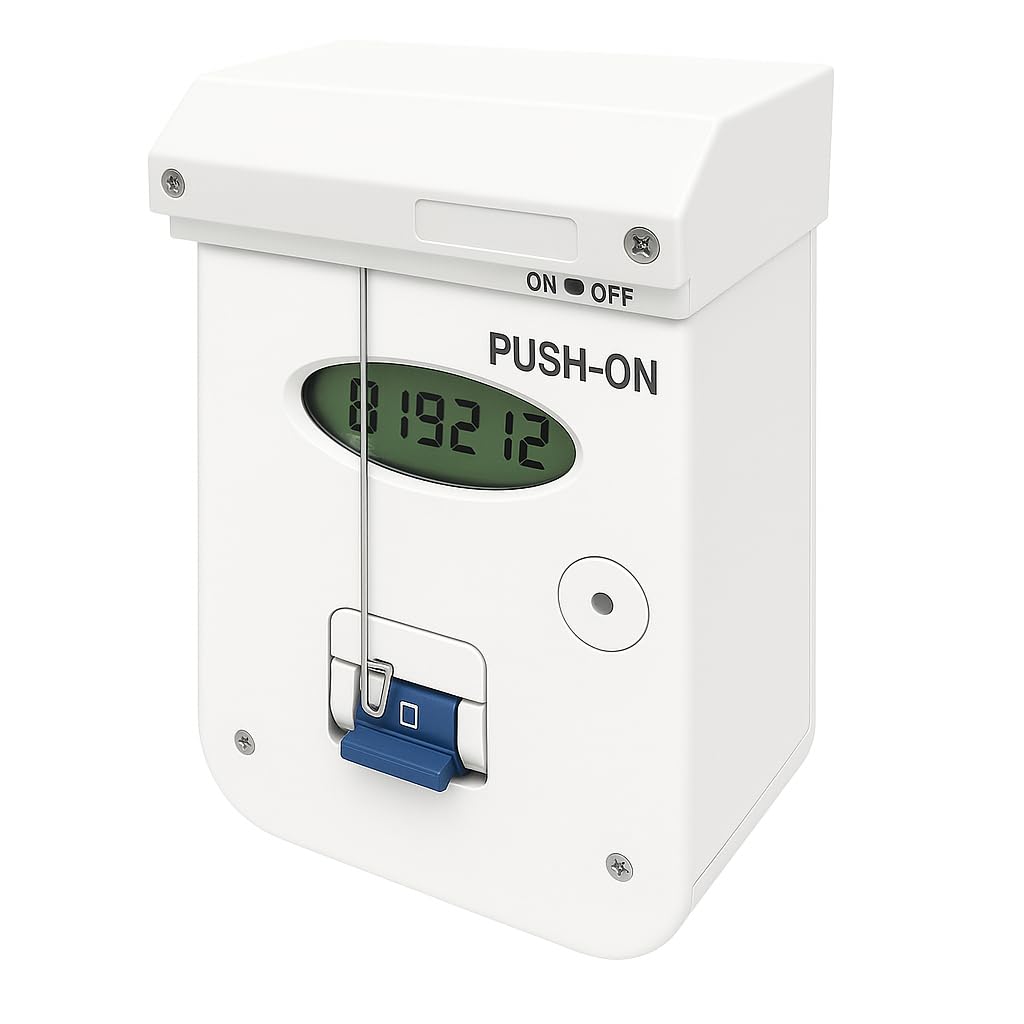 Riattivatore Automatico per contatore luce, alimentato a Batteria 9V, Compatibile con Contatori Monofase e Trifase, con Relè di Segnalazione