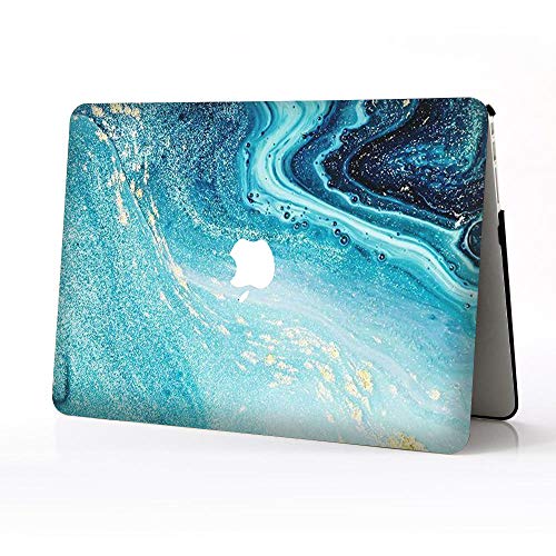 Laptop-Hülle für MacBook Air 13 Zoll (33 cm), Creative Wave Marble01 Muster, bedruckt, Hartplastik, Schutzhülle für MacBook Air 13 Zoll A1932