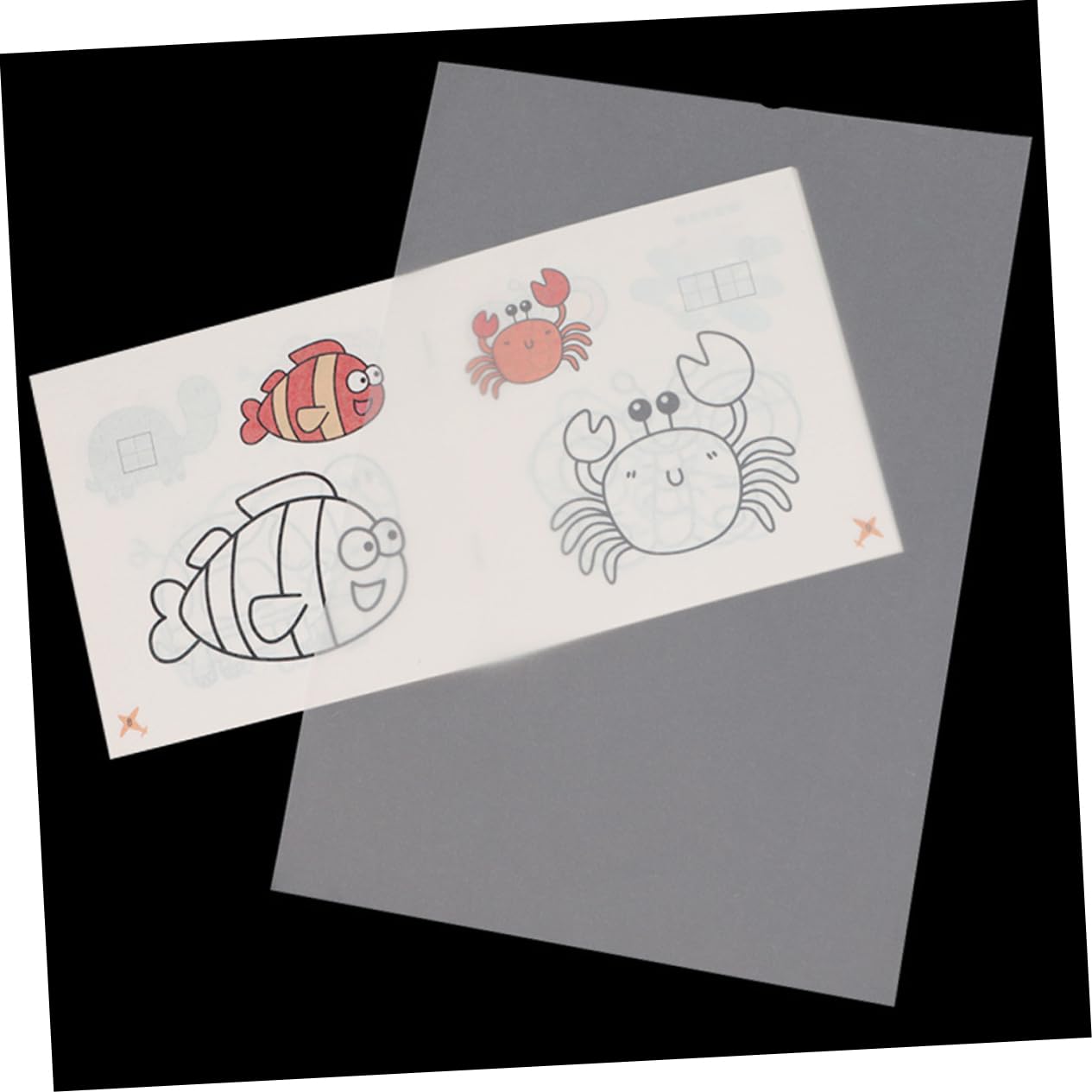 KONTONTY 50pcs Tracing Paper Translucent for Calligraphy Copy Papers Fade Resistance