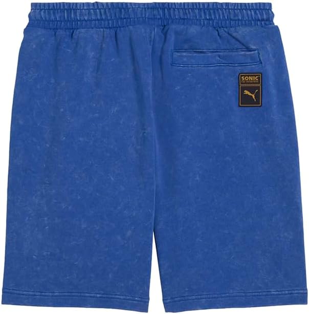 PUMA Mens X Sonic The Hedgehog Relaxed 7 Inch Shorts Casual Bottoms Casual - Blue