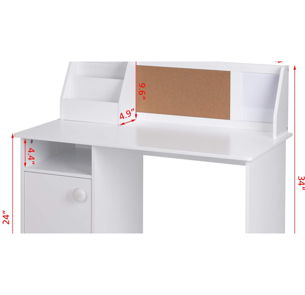 Amazon.com: UTEX Kids Study Desk with Storage, Wooden Children