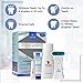 LUSTER PREMIUM WHITE, Pearl Infused Pro Light Teeth Whitening System by Fast Whitening with Light Serum Rinse Toothpaste 4Piece, Blue