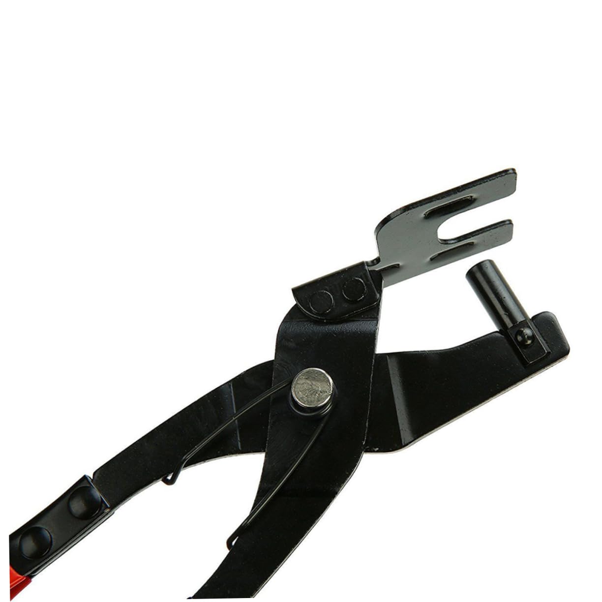 Hemobllo Pinza per Rimozione Gancio Scarico Auto Strumento per Separare Staffe dal Cuscinetto in Gomma Pinza Regolabile per Sistemi di Scarico Auto e Camion