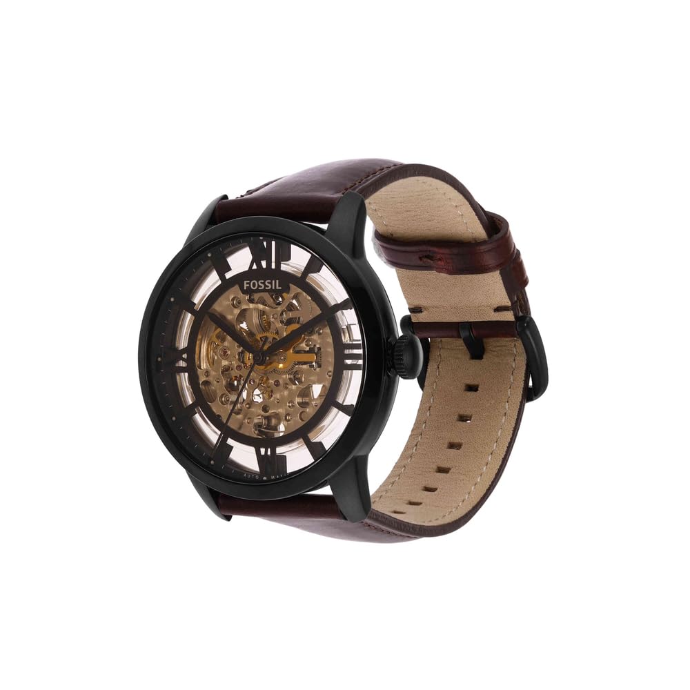 Fossil Townsman Watch for Men, Automatic Three Hand Movement with Stainless Steel Or Leather Strap