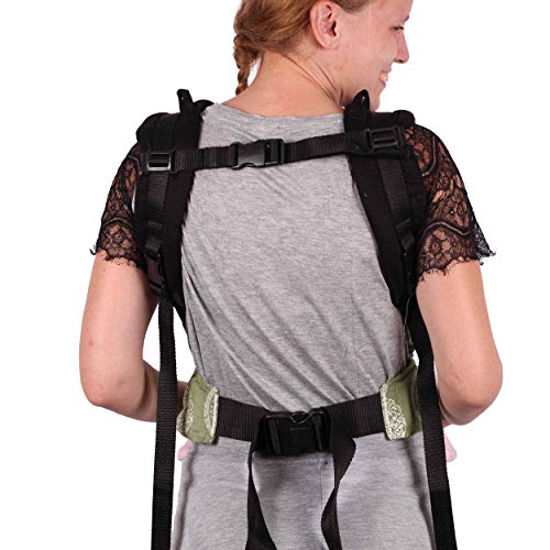 Schmusewolke FirstEdition Babydrager voor pasgeborenen en peuters, Caribbean Olivine Bio-katoen, babymaat 0-12 maanden… - Image 4