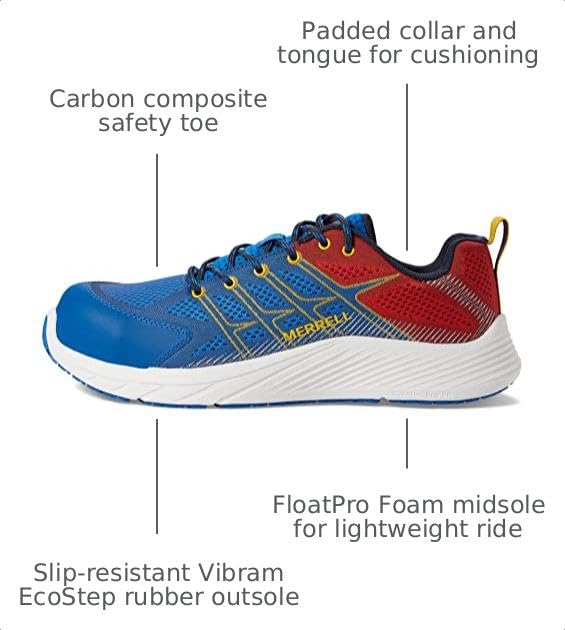 Image of Merrell Mens Moab Flight Carbon Fiber Sd+ | Safety Work Shoes