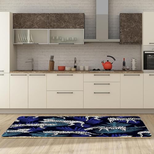 Alfombras de cocina para pasillo y lavandería textiles con diseño exótico 3