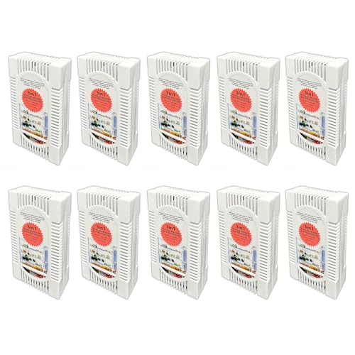 10x Kühlschrank Entfeuchter Trockner Box gegen Gerüche Feuchtigkeit & Schimmel Lufterfrischer Geruchsentferner