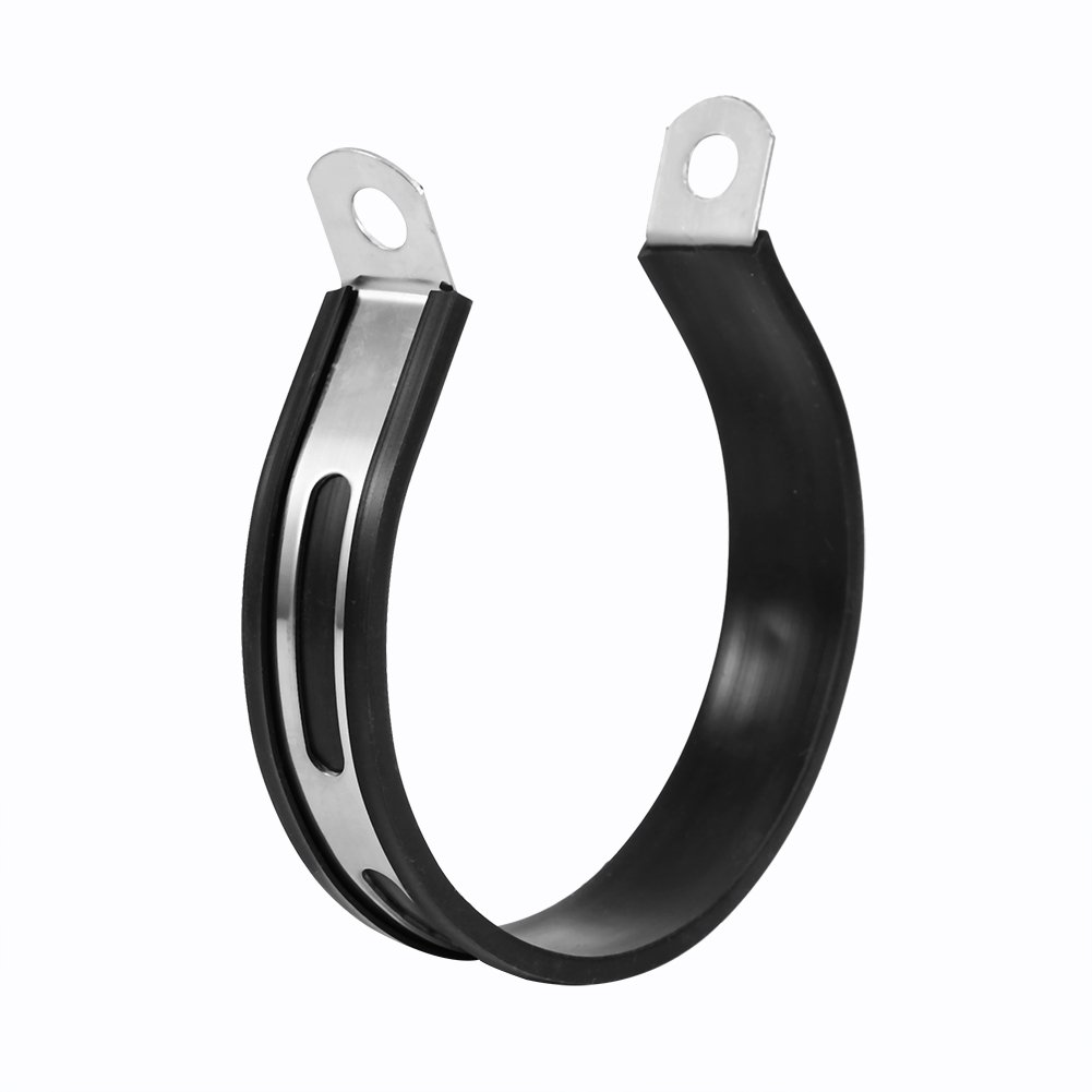 Staffa per silenziatore della marmitta di scarico per moto, semicerchio, per silenziatore della marmitta, con clip di fissaggio