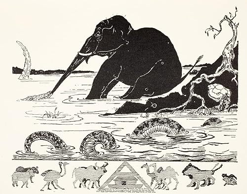 Image sur toile éléphant de style nordique, impression haute définition 60x90cm