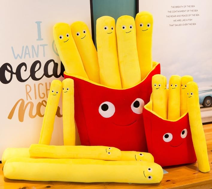 Amazon｜フライドポテト ぬいぐるみ 抱き枕 クッション おもしろグッズ