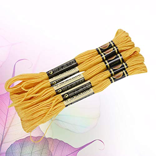 STOBOK 48 Pcs Fio de Ponto Cruz Diy Bordado Artesanato Pulseiras de Costura Floss Set Kit de Forneci