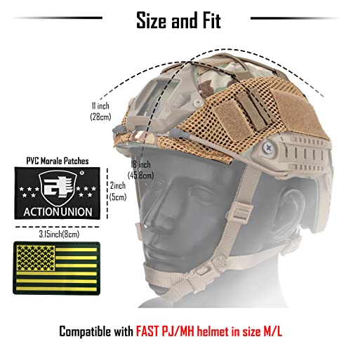 Actionunion Fast Helmet Cover Tactical Multicam Helmet Cover For Airsoft (Cp) #TOP3
