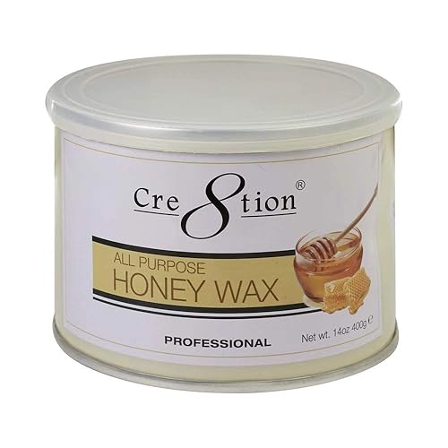 Cre8tion Professinal Salon - Cera suave para todo tipo de piel y cabello, 14 onzas (cera de miel multiuso)