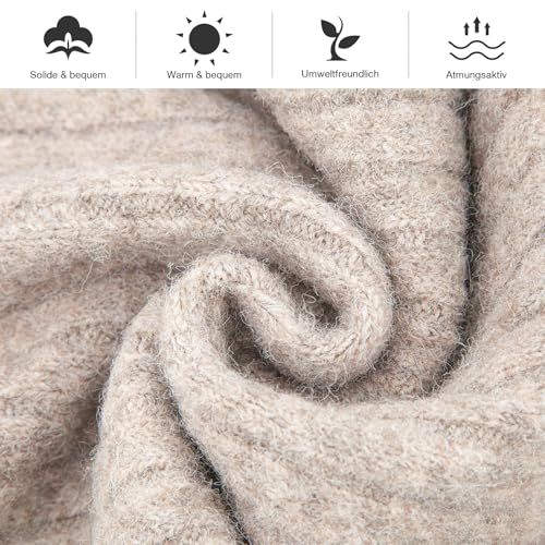MissShorthair Cashmere Scarves for Mens and Women Winter Soft Knit Wool Scarf Long Chunky Warm Shawl Wrap2
