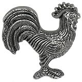 10 Best Rooster Knobs Or Pulls For Cabinets And Drawers 18 MNG Hardware 11011 2 1/4-Inch Rooster Left Cabinet , Satin Antique Nickel