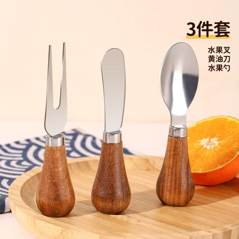 Amazon.com: 黄油刀抹刀涂面包吐司酪涂抹刀果酱花生酱油刮刀抹酱刀-3件