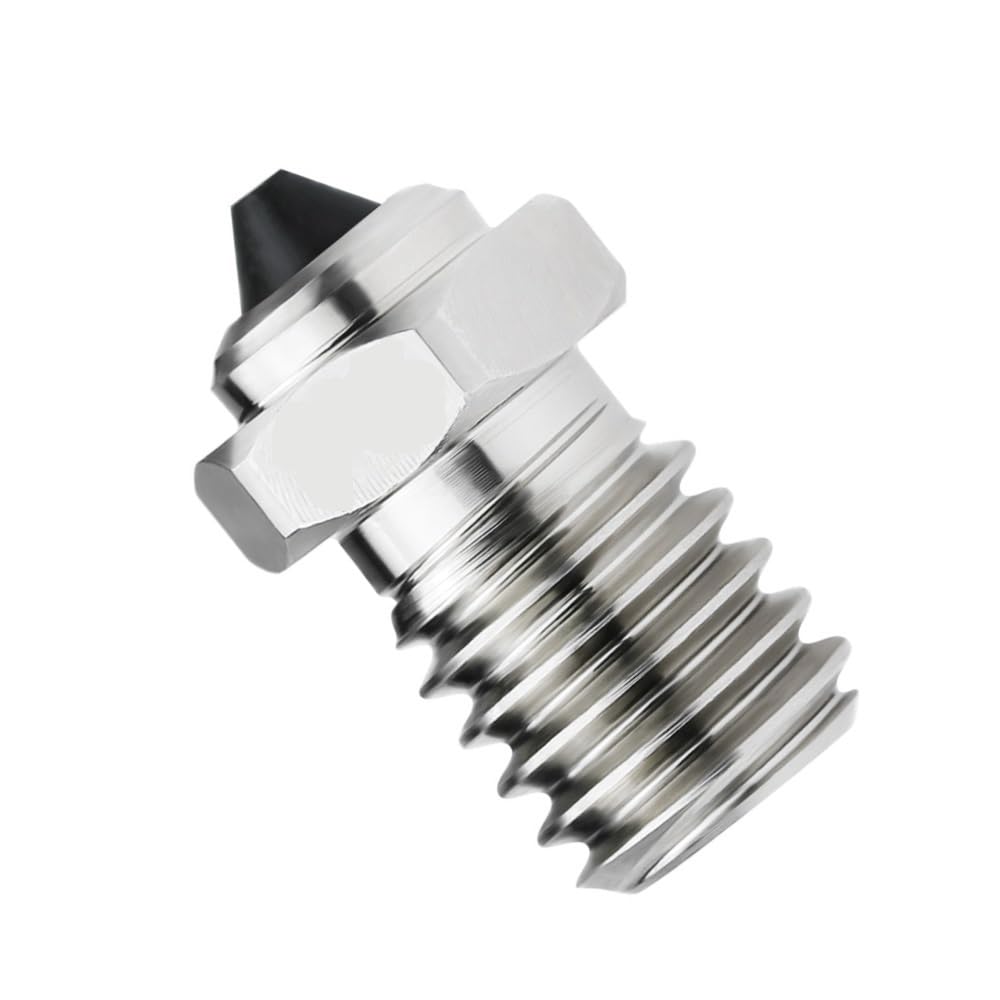 Set di 5 ugelli bimetallici ad alto flusso da 0,4/0,6/0,8 mm for stampanti 3D - I3 Mega/I3 Me.ga S/I3 Me.ga X/I3 Me.ga X Pro/Chir0n(0.6mm)