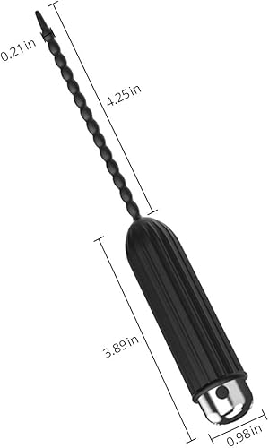 Miniatura 6 de Dilatador de silicona uretral Sonidos Dilatador de pene para hombres, vibrador de estiramiento de catéter con modos multifrecuencia masajeador