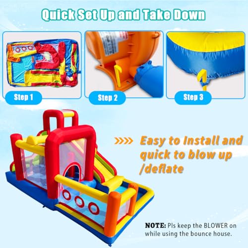 Hongcoral HSHUS-02 Bounce House, Inflatable Bounce Castle thumb #3