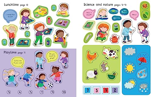 First Sticker Book Starting Kindergarten: A First Day of School Book For Kids Entering Kindergarten - Image 3