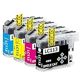 【SMILE CAT】ブラザー用 LC113 LC113-4PK （BK/C/Y/M） 互換インクカートリッジ 増量 4本セット 最優良ICチップ付き 対応機種:MFC-J6570CDW MFC-J6975CDW MFC-J6970CDW MFC-J6973CDW MFC-J6770CDW MFC-J6573CDWなど
