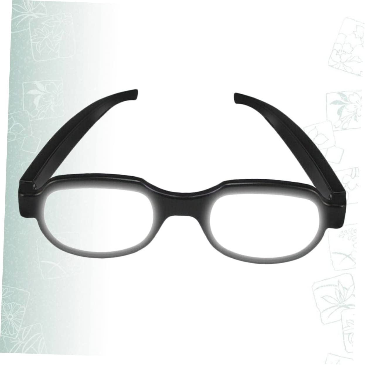 Gafas LED Luminosas de Plástico Negro para Fiesta, USB