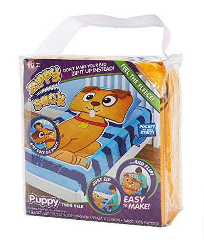 Techno Source 12617 ZIPPY SACK PUPPY TWIN SIZE