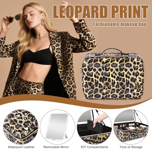 15''X11'' Large Makeup Bag with Mirror