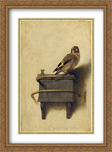 洋書 Carel Fabritius, Complete Edition with a Amazon.com: Carel Fabritius - The Goldfinch, 1654 2x Matted