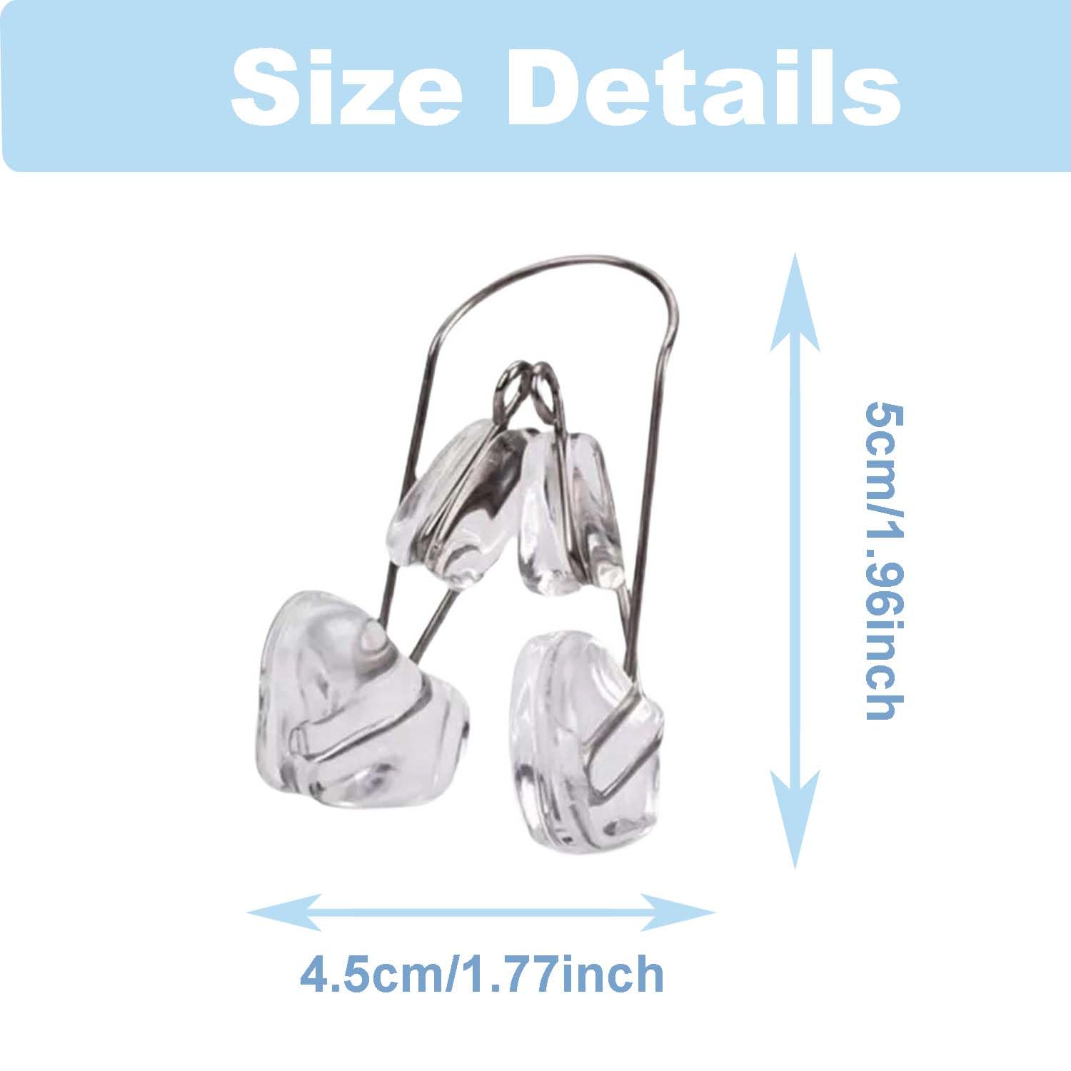 1 Pezzo Clip per Rinoplastica, Clip Rinoplastica in Silicone, Clip per Sollevamento Piastra per il Naso, Clip per Piastra Naso Larga, Adatta per Naso Largo, Donne, Uomini E Ragazze