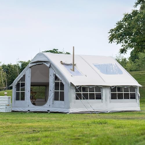 Aufblasbares Zelt Für Camping 6-8 Personen, Großes Outdoor Pop Up Zelt...
