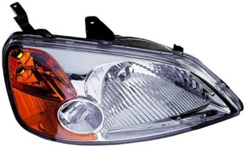 KarParts360 Para Honda Civic Conjunto de faros delanteros 2001 2002 2003 lado del pasajero HO2503116