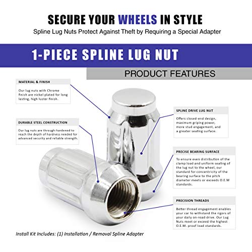 image for Wheel Accessories Parts Set of 20 1.38in Long Car Small Diameter Lug N