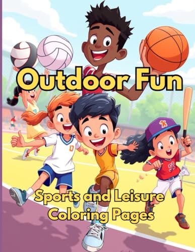 Outdoor Fun: Sports and Leisure Coloring Pages