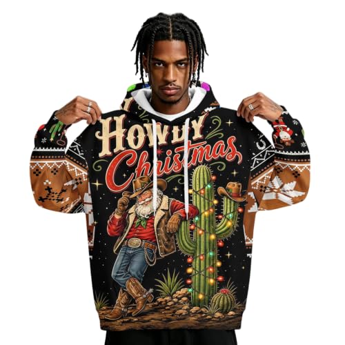 Howdy Christmas Cowboy Hoodie