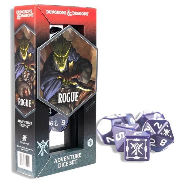 Sirius Dice SDZ200216B Rogue Adventure Dice Purple & Refresh