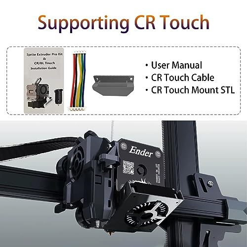 Creality Sprite Direct Drive Extruder Pro Kit, Ganzmetall-Extruder Upgrade Kit für Ender 3/Ender 3 v2/Ender 3 Pro/Ender 3 Max 3D-Drucker, Dual Gear Dual Fan Design, Unterstützt BL Touch/CR Touch – Bild 5