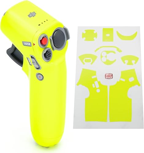 Miniatura 1 de WRAPGRADE Skin compatible con DJI FPV  Controlador de movimiento (amarillo NEÓN)
