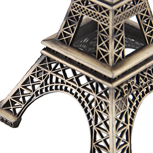 PROW® 15 centimetri Parigi Torre Eiffel Artigianato di ferro Craft Architettura Decorazione per la casa regalo Art, Bronzo